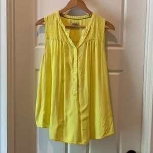 Anthropologie Sleeveless Top